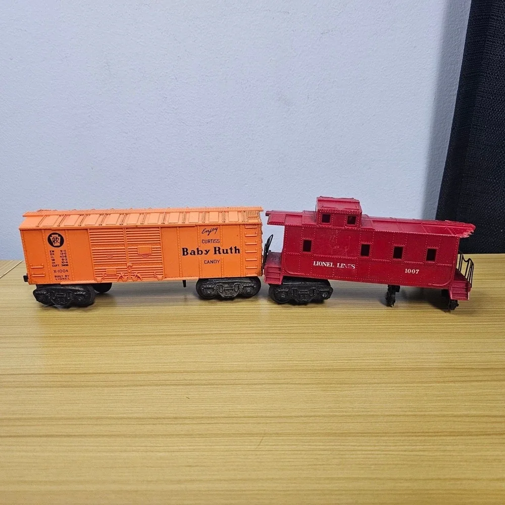 Lionel 6047 Lionel Lines Red Caboose O Gauge Train X-1004 Orange Curtiss Baby